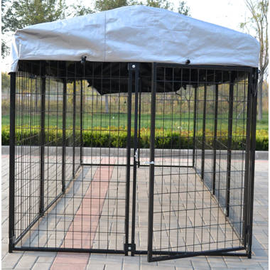 Modular dog outlet fence